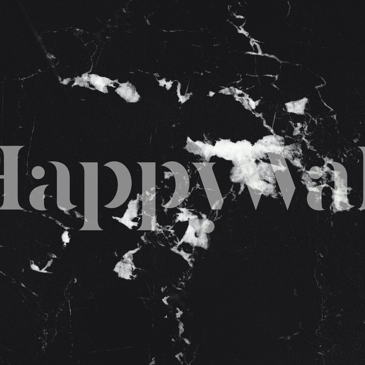 Papier peint Black Marble dans une pièce.