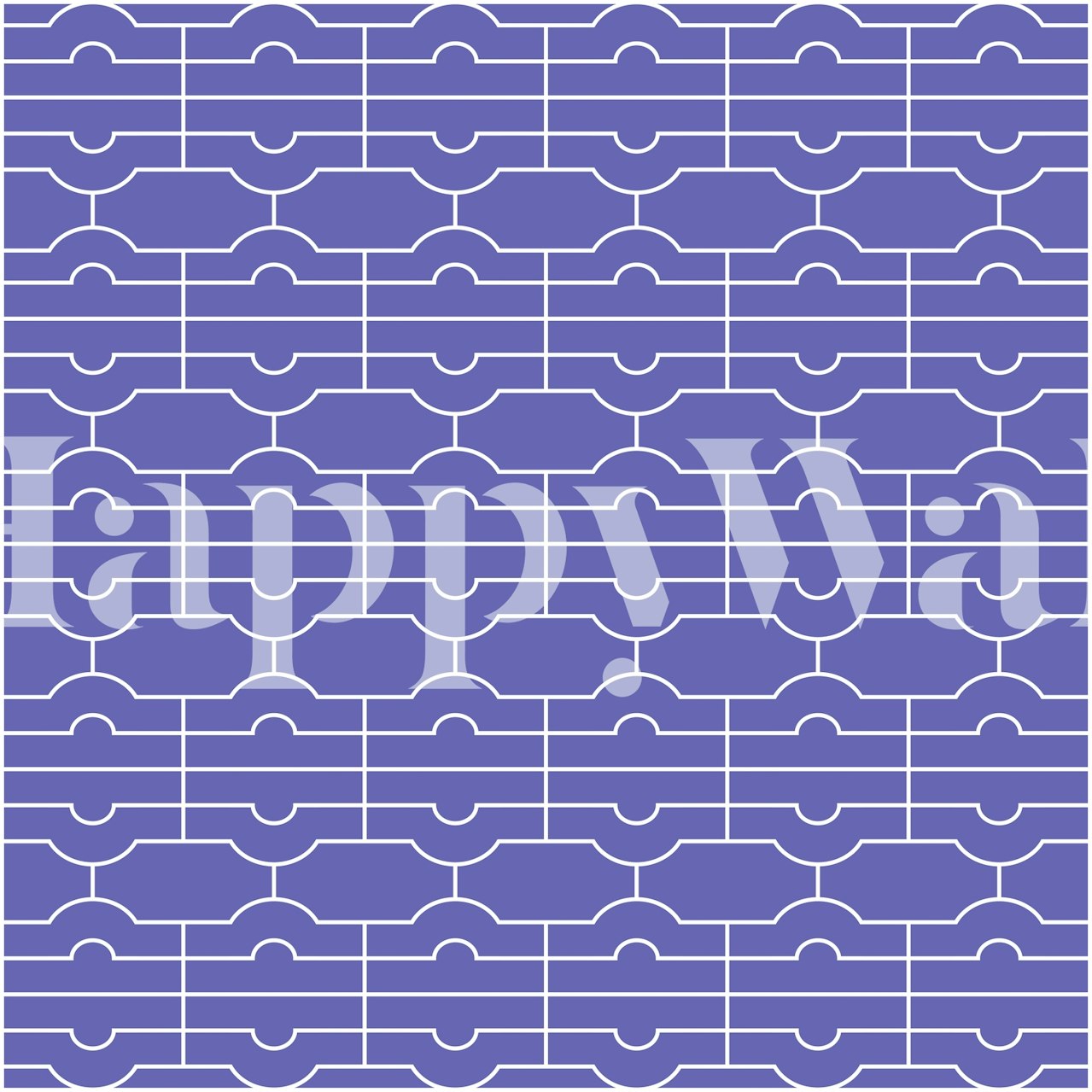 Geometric pattern in pastel purple and white wallpaper