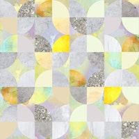 Modern geometric wall tapety