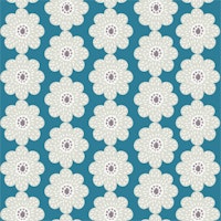 Poppy Pattern Green Accent wallpaper