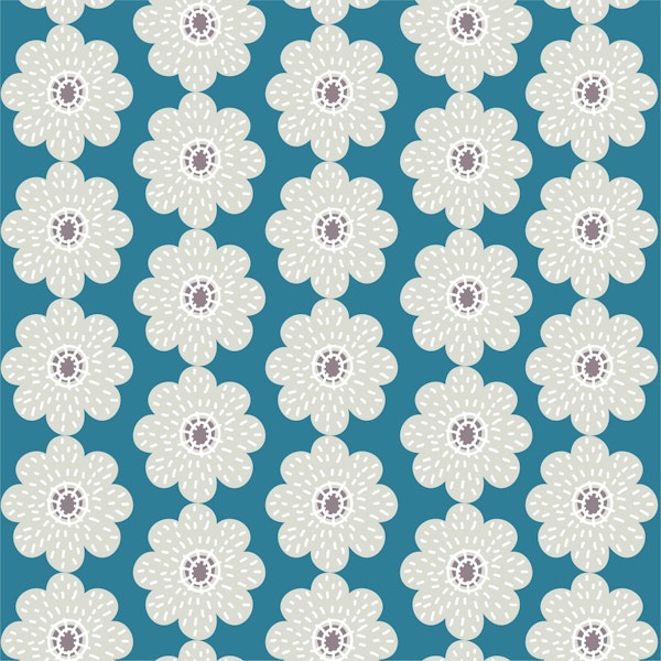 Poppy Pattern Green Accent