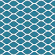 Dark Teal Green Ogee Pattern