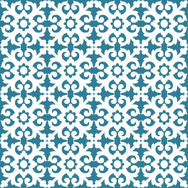 Teal Mexican Wall Ornament