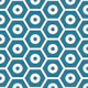 Geometric Hexagon Pattern Teal