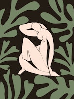 Jungle Girl Henry Matisse Style wallpaper