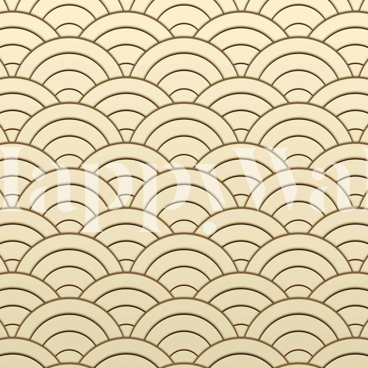 Art Deco Gold Glam tapet i et rom