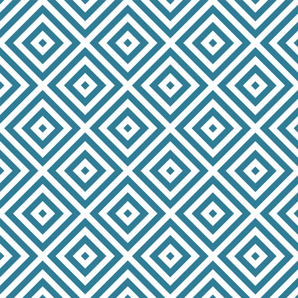 Geometric Teal White Squares