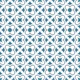 Ocean Green Floral Pattern
