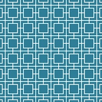 Greek Key Oriental Teal Square tapete