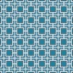 Greek Key Oriental Teal Square