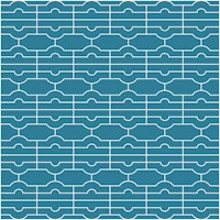 Geometric Pattern Dark Jade wallpaper