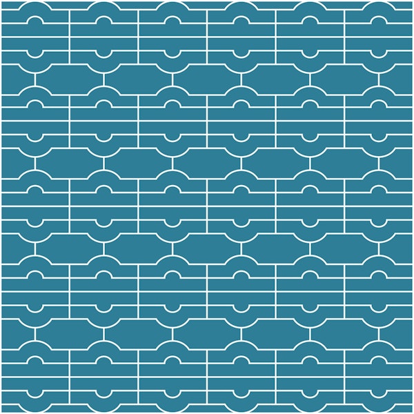 Geometric Pattern Dark Jade