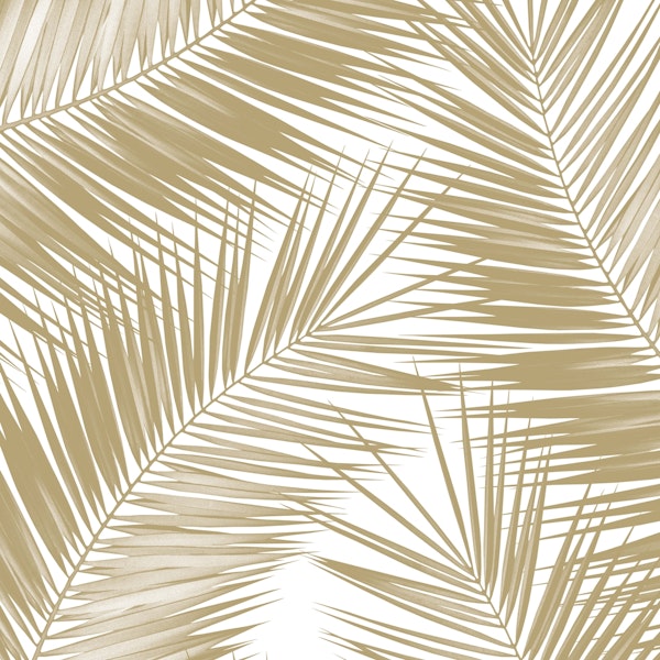 Palm Leaves Gold Cali Vibes 8