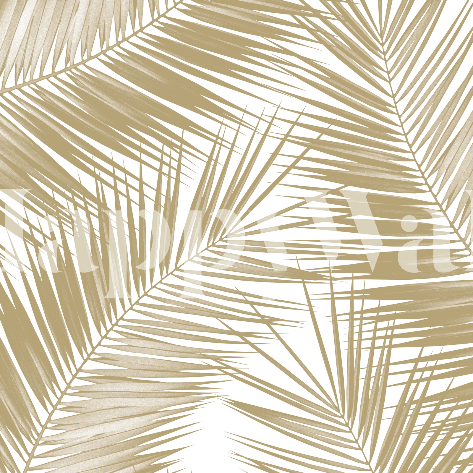 Palm Leaves Gold Cali Vibes 8 Wallpaper Happywall