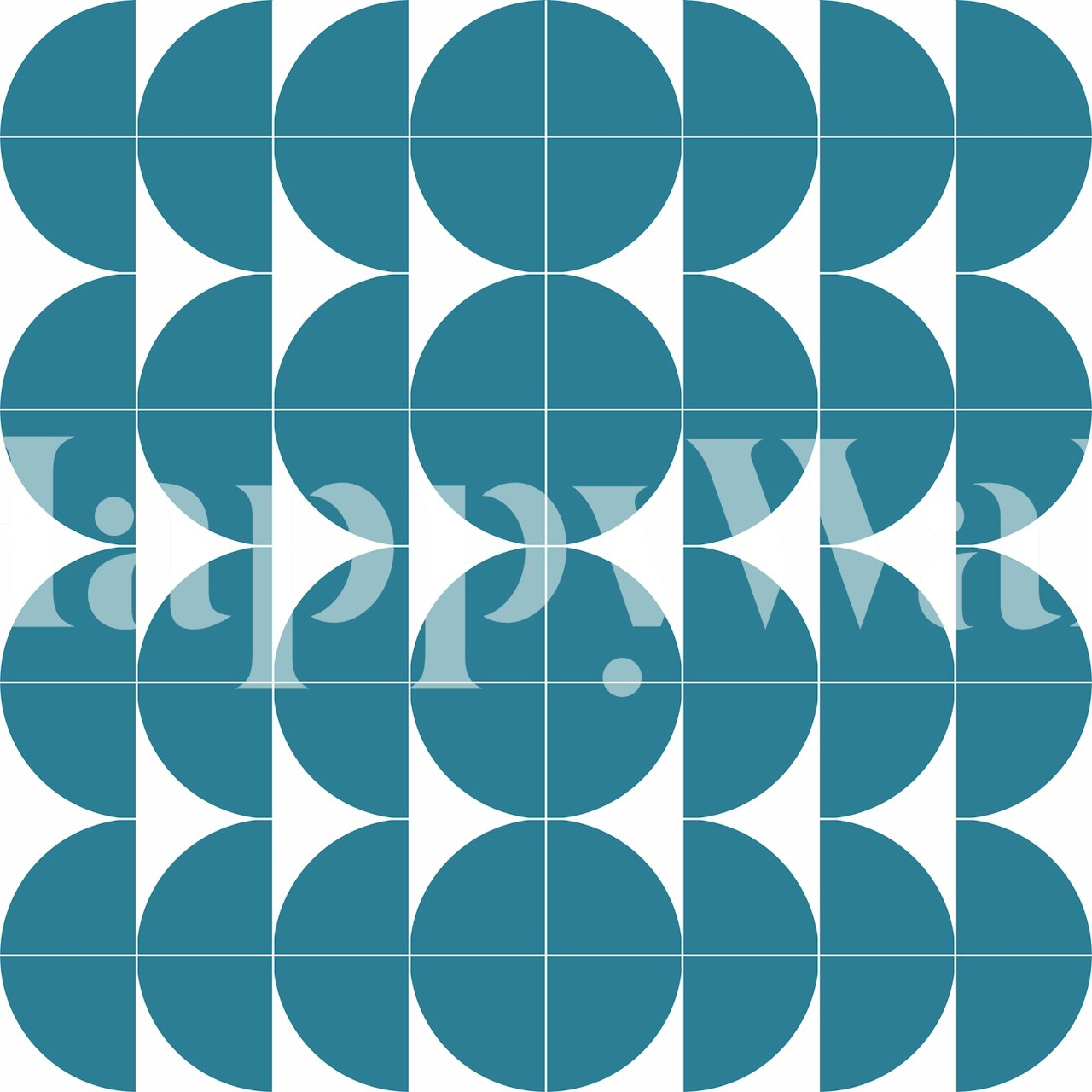 Triangle jade white geometric tapet i rummet