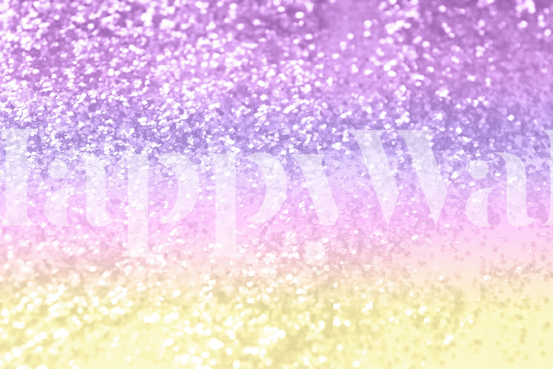Pastel purple pink and gold glitter gradient wallpaper