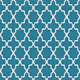 Damask Pattern Teal Blue