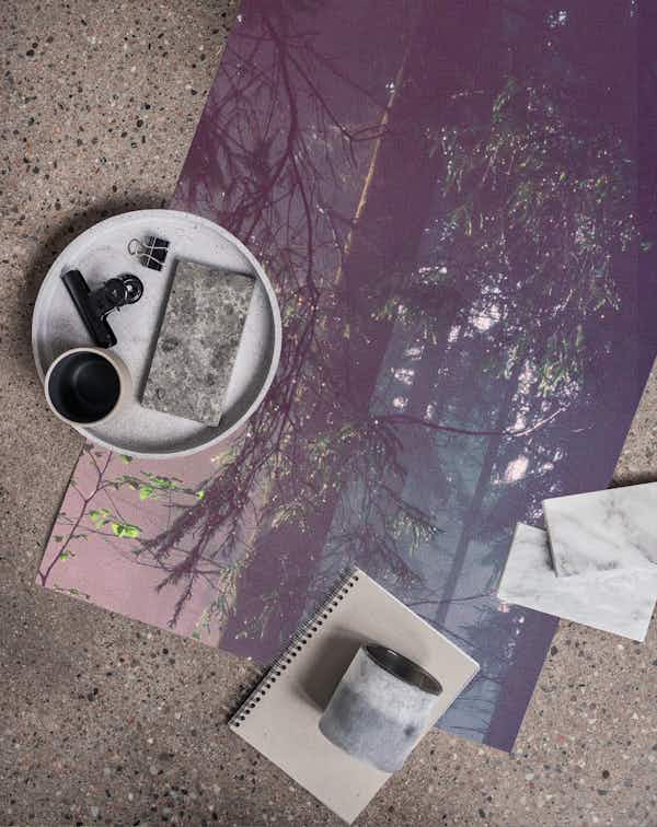 Pine Forest Trees wallpaper - Happywall