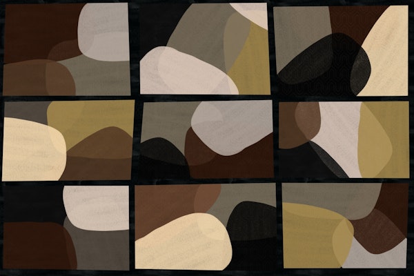 Geometric Stone wall