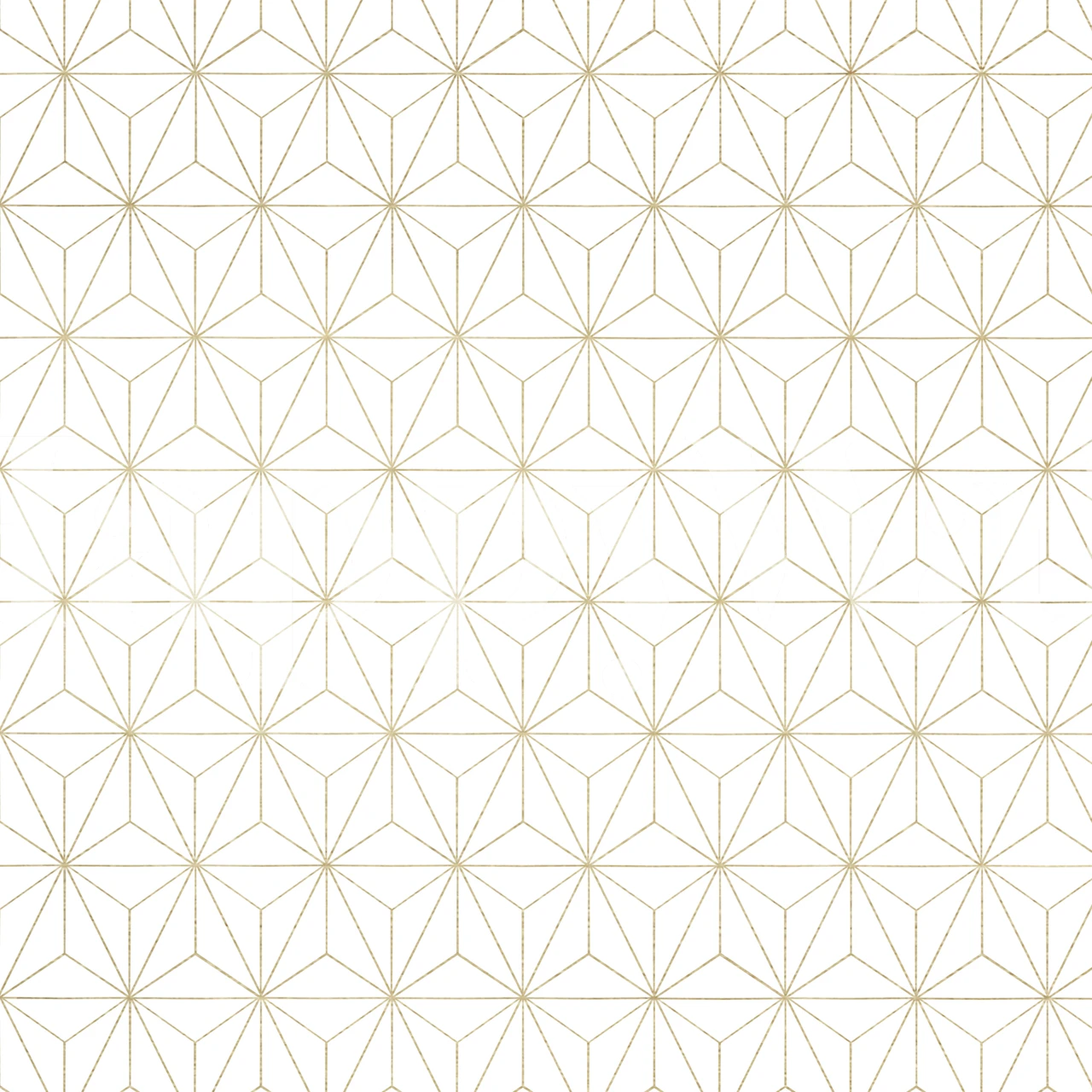 Chic geometric pattern wall mural for modern interior decor