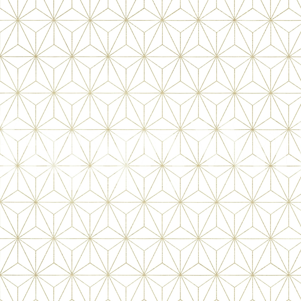 Chic geometrisk mønster vægmaleri til moderne indretning