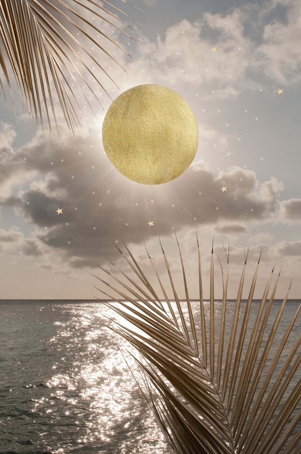 Caribbean Sunset Ocean 1a