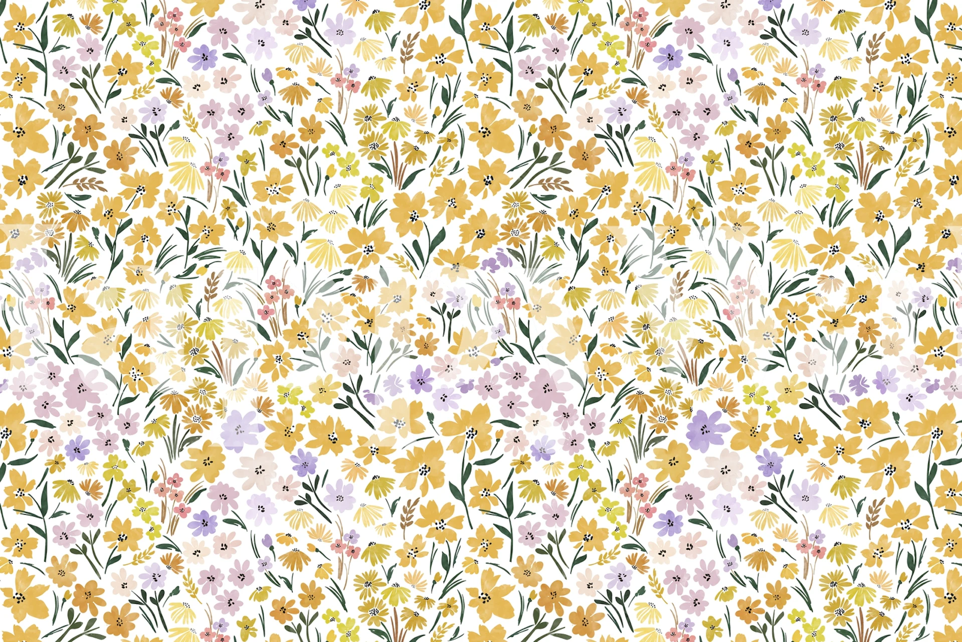 Colors Flowery Meadow 2 Blumenmusterdesign