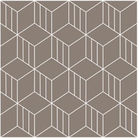 Geometric Cubes Latte Taupe tapetit