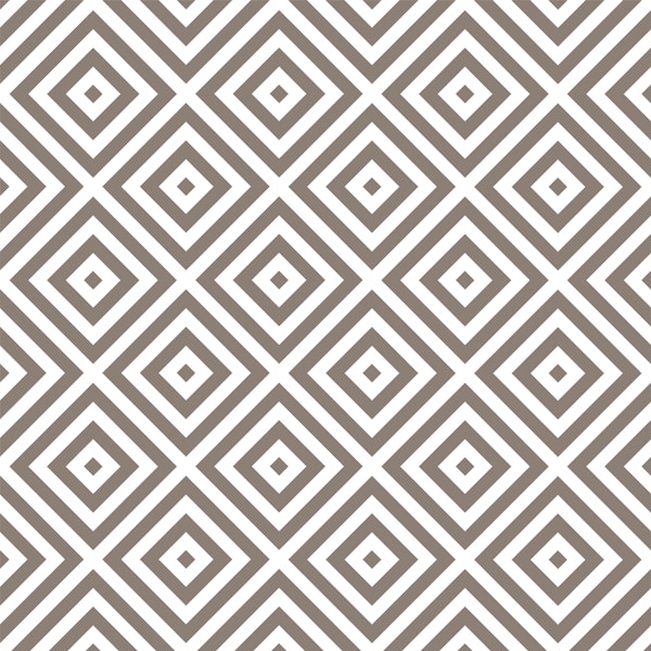 Geometric Taupe White Squares