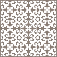Moroccan Taupe White Oriental tapete