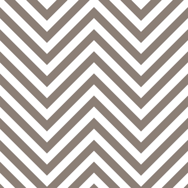 Taupe White Chevron Pattern
