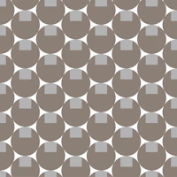 Retro Mod Taupe Circle Pattern wallpaper