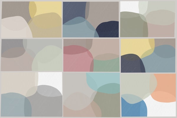 Geometric stone walls