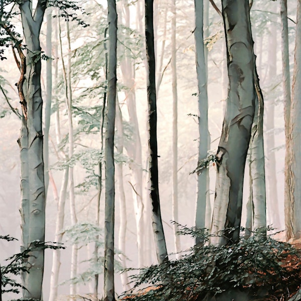 Forest Wildlife Painting