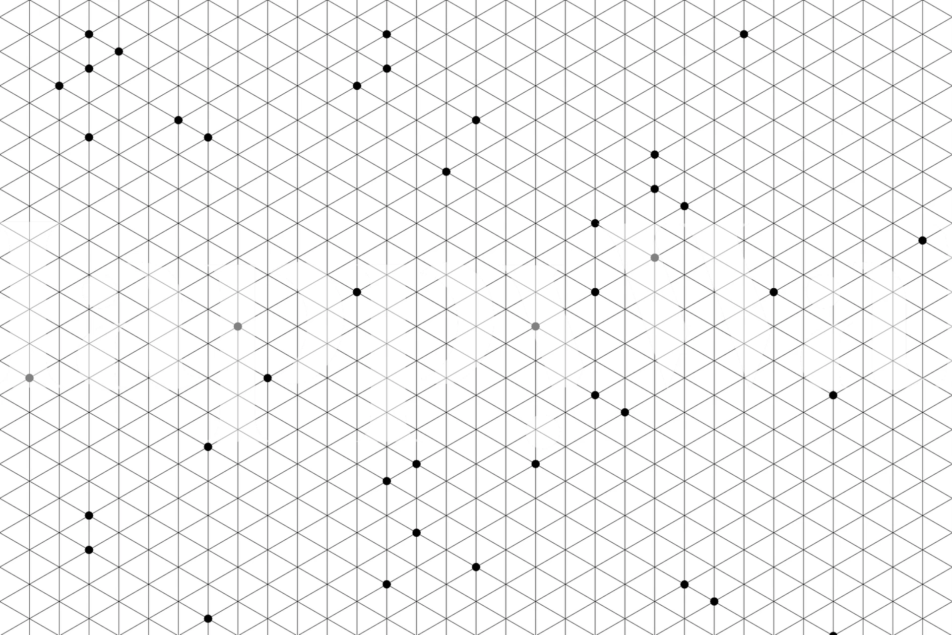 Black and white geometric wallpaper with triangle pattern