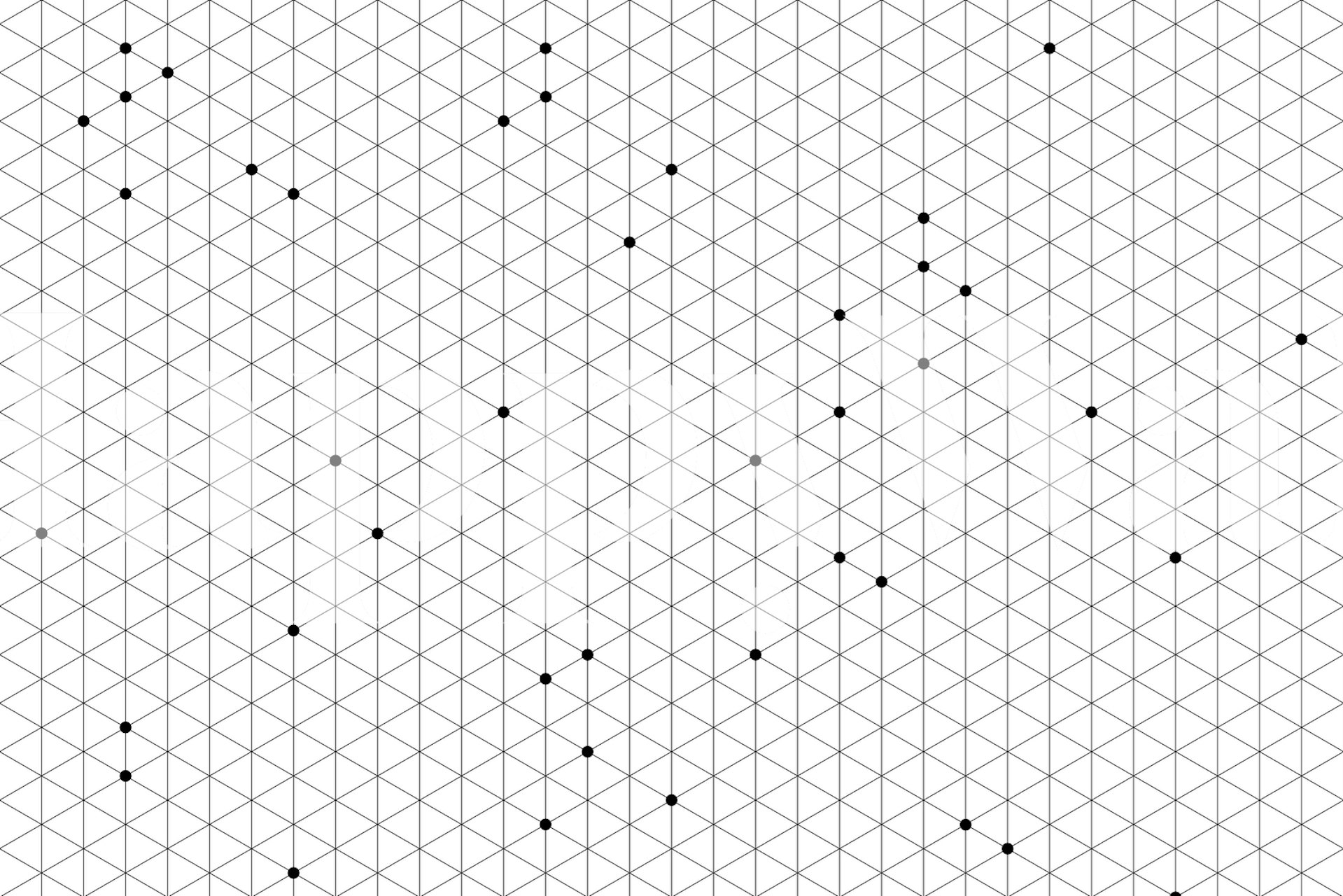 Black and white geometric wallpaper with triangle pattern