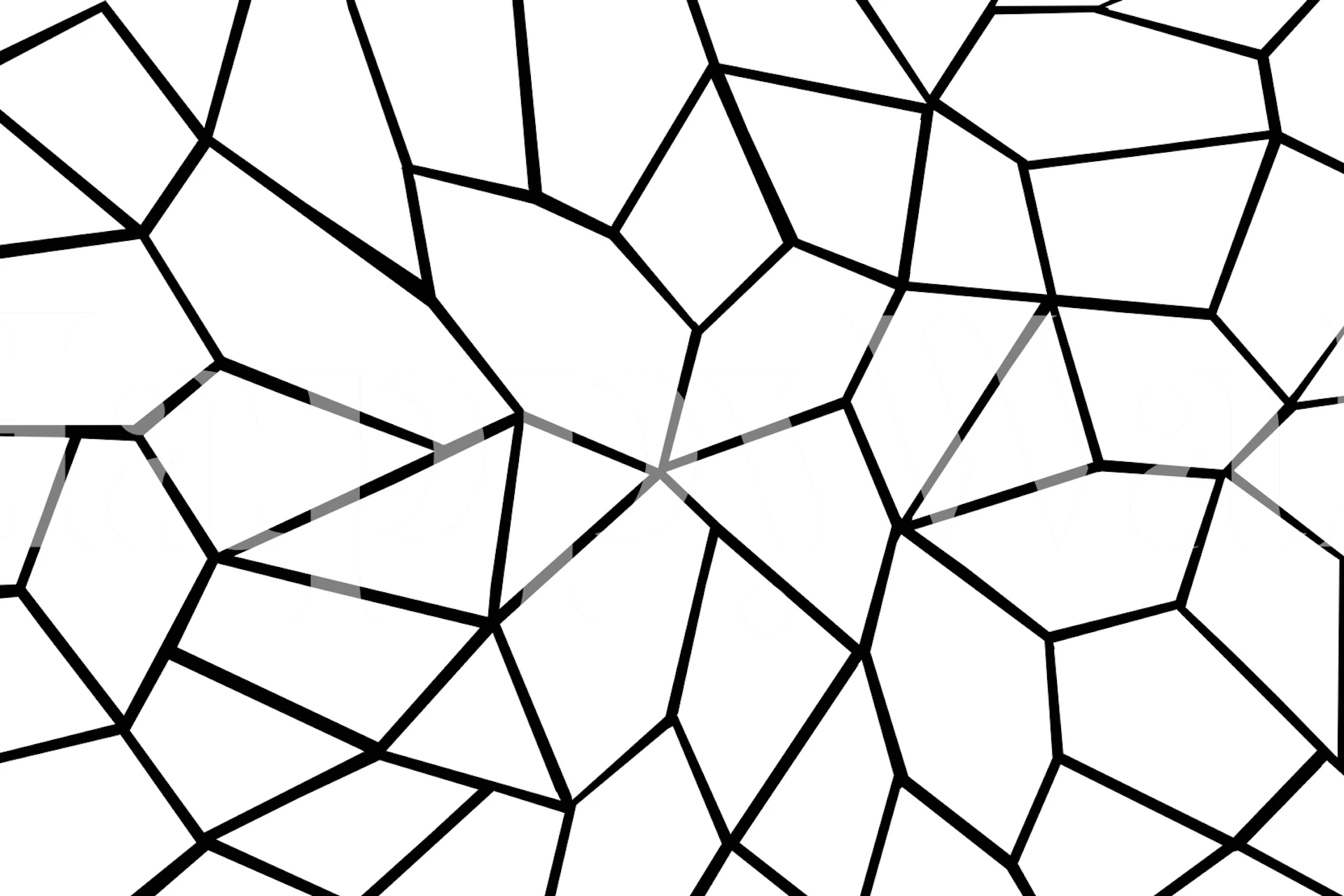 Mosaic Geo Glam 2 wallpaper design in a room