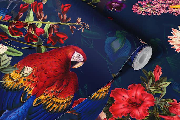 Floral and Birds XIIVwallpaper roll