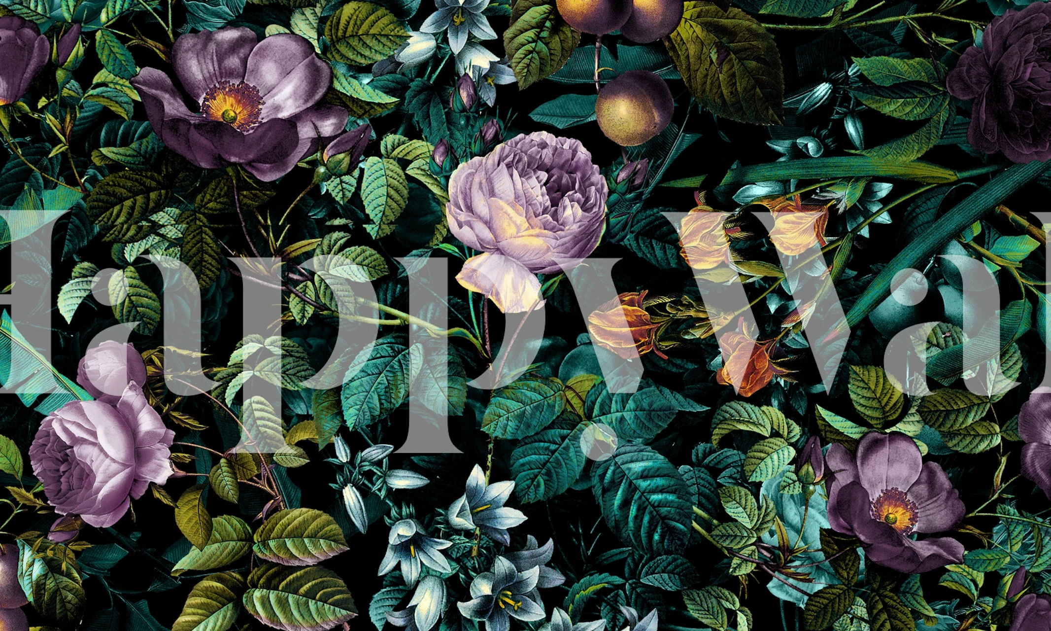 Exotic Jungle - Night wallpaper in a room