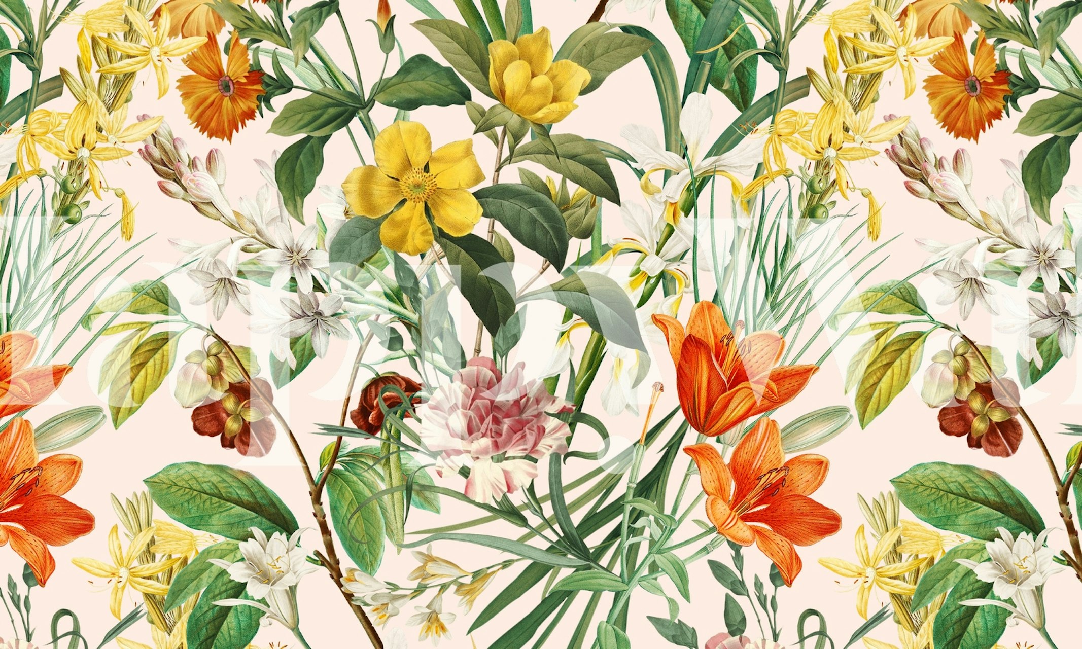 Kvítková tapeta Magical Garden XIX v pokoji