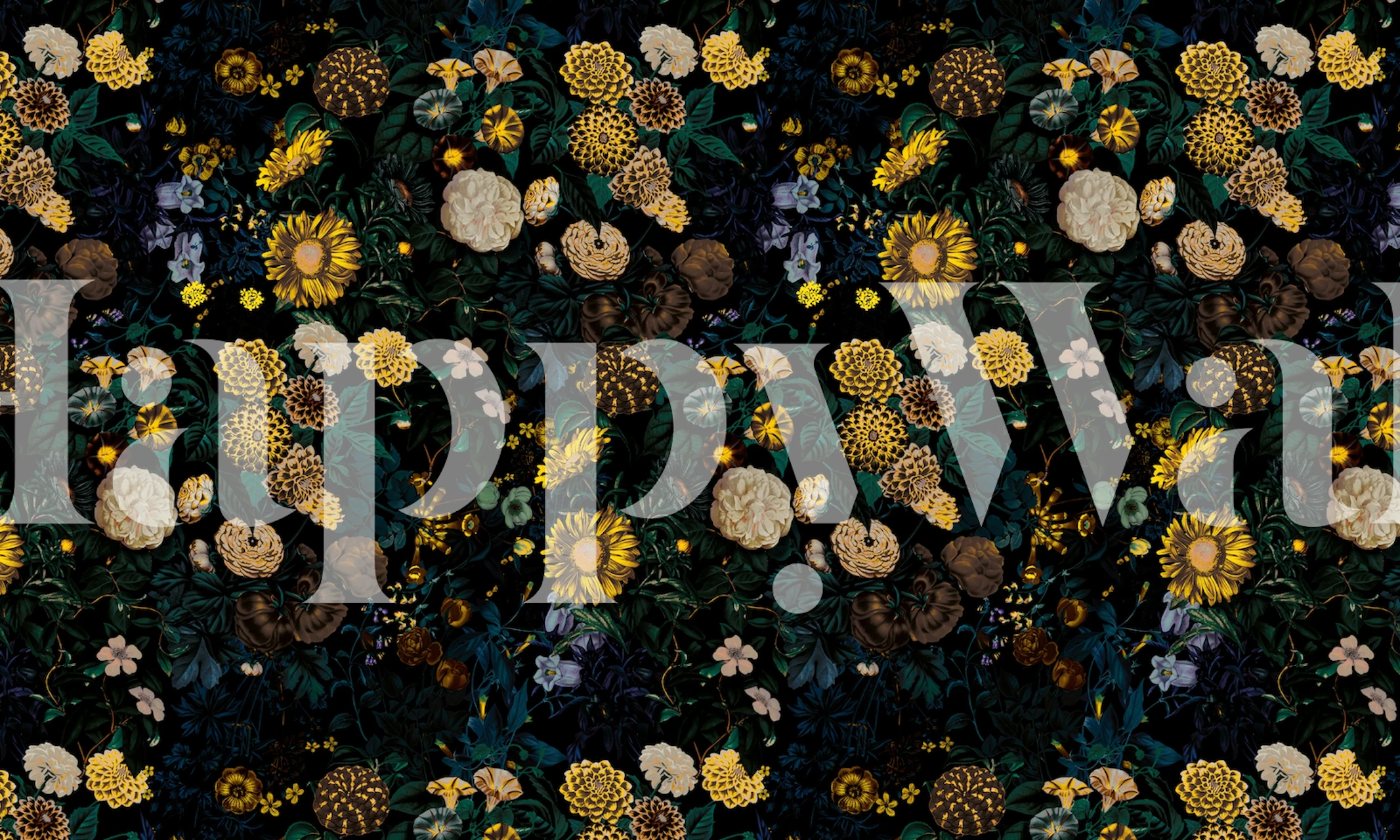 Exotic Garden - Night Ii Tapetdesign I Et Rum