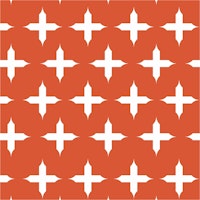 Pumpkin Orange Cross Pattern ταπετσαρία