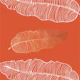 Orange Palm Leaves
