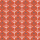 Extravagant rust orange accent