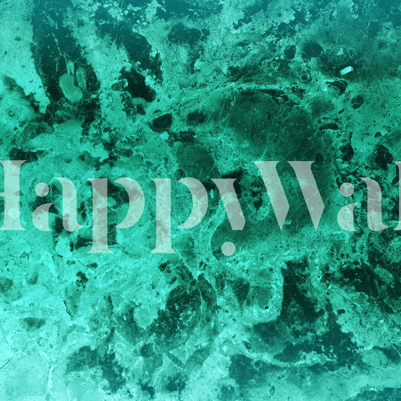 Turquoise marble texture wallpaper, featuring deep green and blue tones with a natural stone effect.