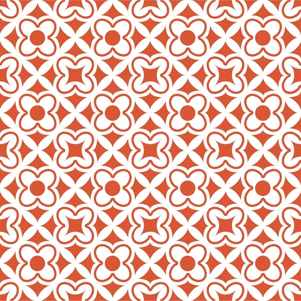 Floral Mexican Wall Pattern