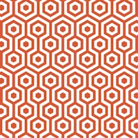 White Orange Hexagon Minimal wallpaper