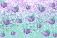 Mermaid Butterfly Glitter 2 wallpaper