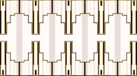 Art Deco Ivory Gold behang