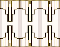 Art Deco Ivory Gold tapetas